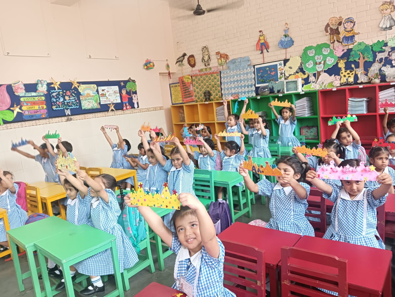 LKG Crown Making Activity