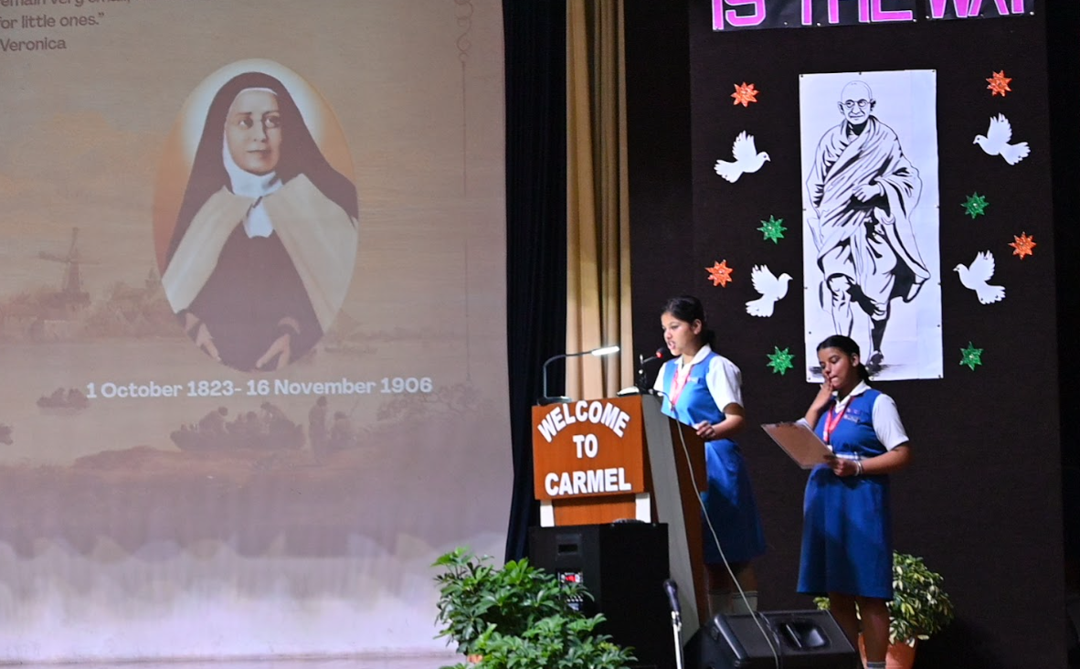 Mother Veronica’s Birthday and Gandhi Jayanti Celebrated at Carmel