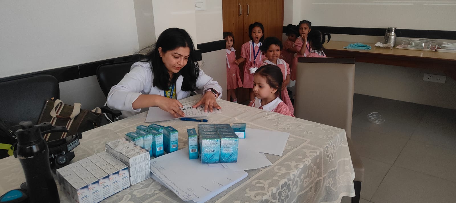 Pre Primary Eye check up camp