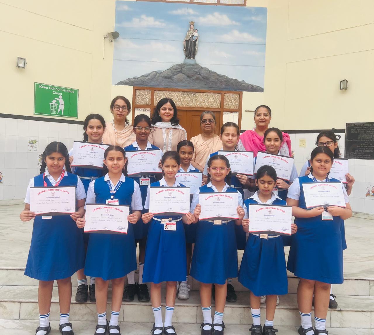 Handwriting Competition in the Primary Wing 
