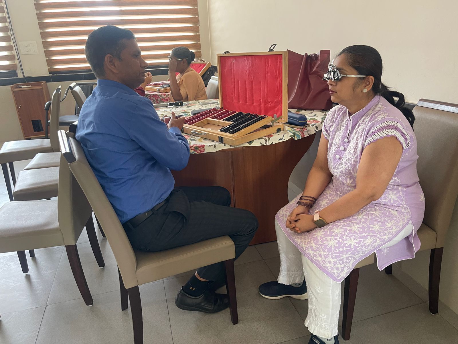 Eye Check-Up Camp Conducted at School