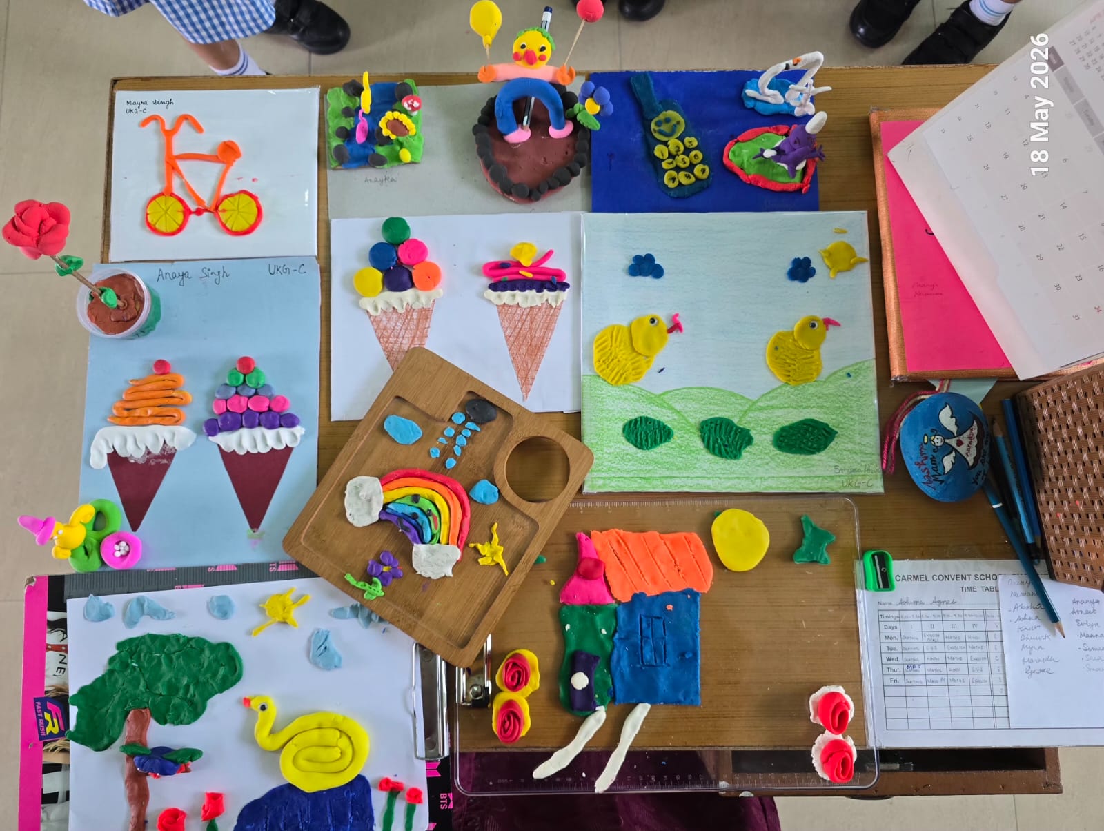 UKG and LKG Plasticine Activity