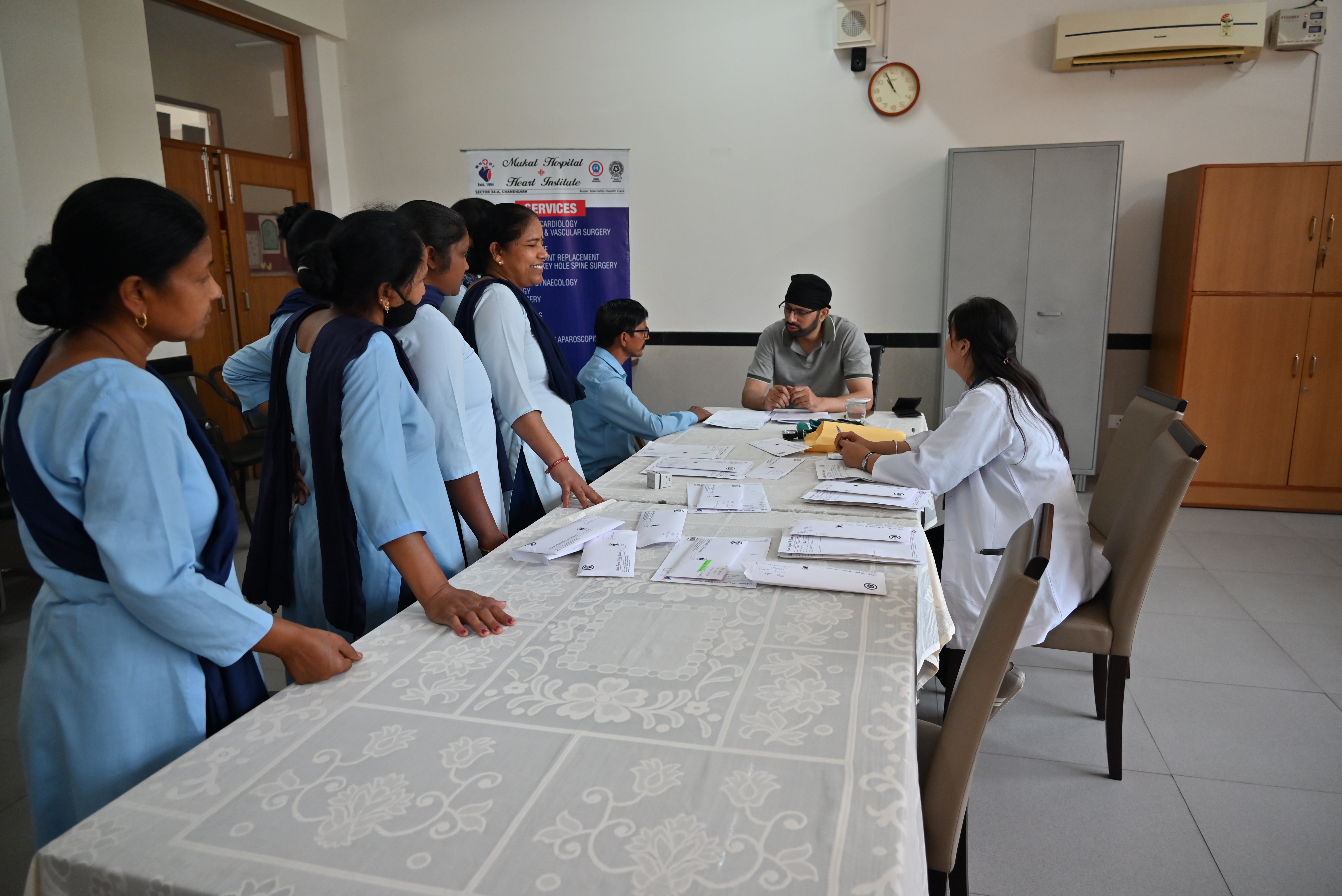 Health Check Up Camp for School Workers Conducted by Mukut Hospital on 2nd May 2026