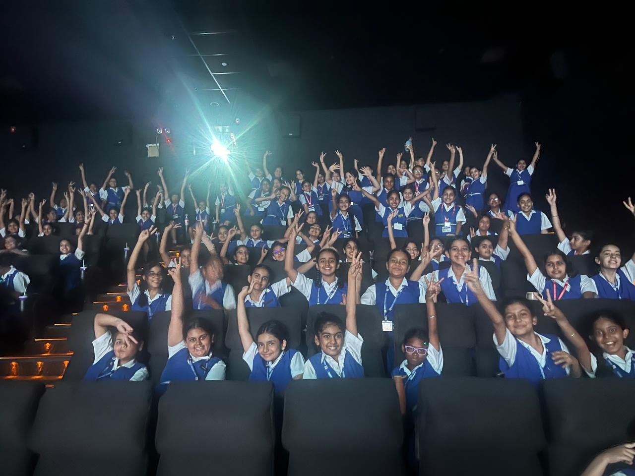 Movie Time for Primary Carmelites