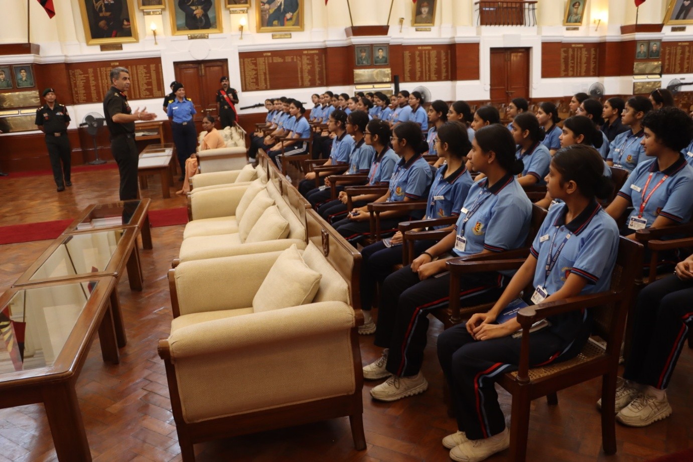 NCC Cadets Visit IMA and FRI, Dehradun