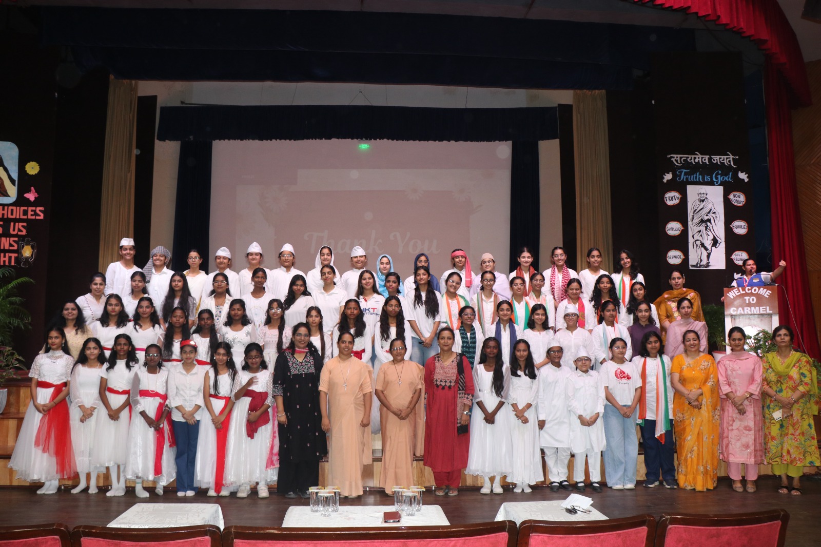 Celebration of Mother Veronica’s Birthday, Feast of St. Thérèse and Gandhi Jayanti
